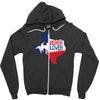 texan boxer lover Zipper Hoodie