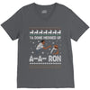 ya done messed up a a ron ugly sweater V-Neck Tee