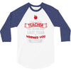 funny teacher 3/4 Sleeve Shirt