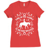 time in the saddle is never wasted Ladies Fitted T-Shirt