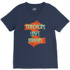 teachers love brains V-Neck Tee