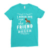 true friend (boxer) Ladies Fitted T-Shirt