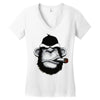 monkey Women's V-Neck T-Shirt