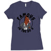 famous in the 90's Ladies Fitted T-Shirt