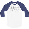 without geometry life is pointless funny math school science nerd geek 3/4 Sleeve Shirt