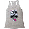 king of mustache Racerback Tank