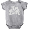 i'm happy Baby Onesie