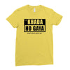 khada ho gaya Ladies Fitted T-Shirt