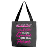 Grammy Was Created Because Need Real Heroes Tote Bags