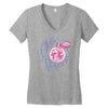 chicken permission1 Women's V-Neck T-Shirt