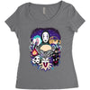 studio ghibli - spirited away Women's Triblend Scoop T-shirt