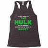I'm Not Saying I'm The Hulk Racerback Tank