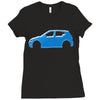 model 7 Ladies Fitted T-Shirt