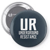 ur 2 UNDERGROUND RESISTANCE Pin-back button