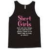 Short Girls God Only Lets Things Grow Up Tank Top