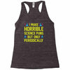 science puns Racerback Tank