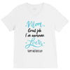 Mom Great Job I'm Awesome Love Happy Mother's Day V-Neck Tee