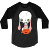 skull bunny 3/4 Sleeve Shirt
