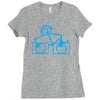 dj club,dance,rave,music,house,cool,funny,retro Ladies Fitted T-Shirt