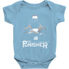 black and white Baby Onesie