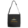 snow merry christmas Adjustable Strap Totes