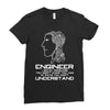 engineer understand Ladies Fitted T-Shirt