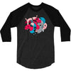 rhino splat 3/4 Sleeve Shirt