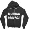 murica Zipper Hoodie