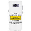 Under Construction Personalize Baby Samsung Galaxy S8 Plus