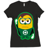 minion parody green lantern Ladies Fitted T-Shirt
