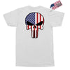 skull u.s.a. back Exclusive T-shirt
