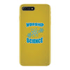science worship funny geek atheist anti religion iPhone 7 Plus Case