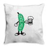 artisan pickle Throw Pillow