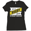 rugby thing wouldn't understand Ladies Fitted T-Shirt