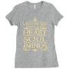 love the lord your god heart soul mind Ladies Fitted T-Shirt