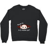 October Peeking Out Baby Boy Crewneck Sweatshirt