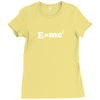 e=mc2 physics science geek physics t shirt Ladies Fitted T-Shirt