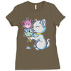 mice cream Ladies Fitted T-Shirt