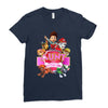 paw patrol birthday girl  aunt Ladies Fitted T-Shirt