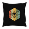 Vintage Bee Throw Pillow