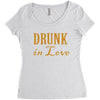 drunk in love (2) Women's Triblend Scoop T-shirt