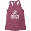 going fishing Racerback Tank