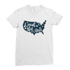 Land That I Love Ladies Fitted T-Shirt