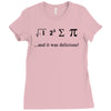 i ate sum pi t shirt s m l xl 2xl 3xl funny nerdy geeky college awesom Ladies Fitted T-Shirt