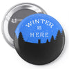 Winter (a216) Pin-back button