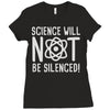 science will not be silenced Ladies Fitted T-Shirt