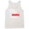 eat sleep arsenal Tank Top