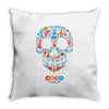 loco coco skul Throw Pillow