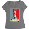 beaker meep poster, ideal birthday gift or present Women's Triblend Scoop T-shirt