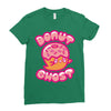 donut ghost Ladies Fitted T-Shirt